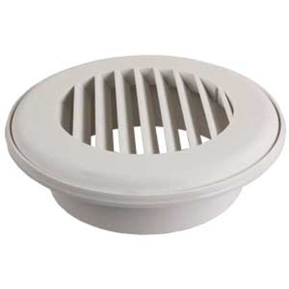Picture of JR Products  Polar White 4-3/4" Round 360 Deg Rotation Ceiling Heating/ Cooling Register CG150PW-A 08-0175                   