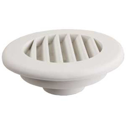 Picture of JR Products  Polar White 4" Round 360 Deg Rotation Heating/ Cooling Register w/o Damper HV2PW-A 08-0190                      