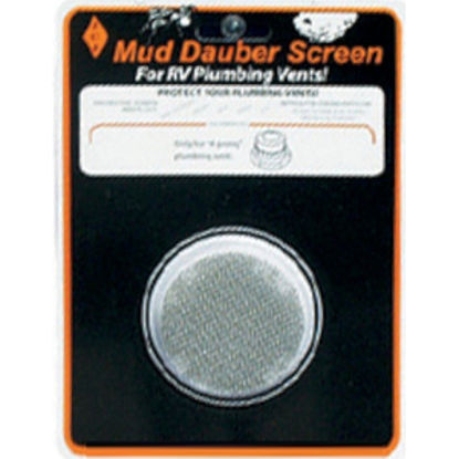 Picture of JCJ Enterprises Mud Dauber Screen Round SS Bug Screen For All 4-Prong Model Plumbing Vents PV-400 08-0255                    