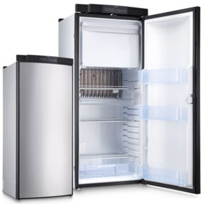 Picture of Dometic 8-Series Silver 6.7CF 3-Way Single RH Door Refrigerator/ Freezer RML8555R 08-0299