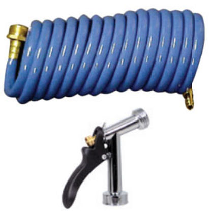 Picture of Phoenix Faucets Spray-Away (TM) Blue 15' Exterior Spray Port Quick Connect Hose PF267003 09-7146                             