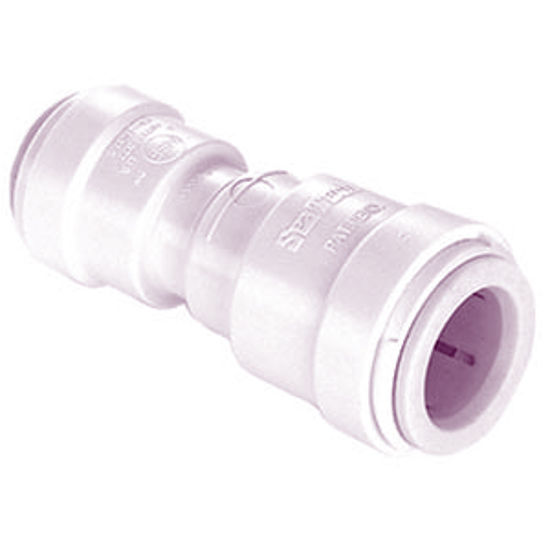 Picture of Sea Tech 35 Series 1/2" Fem QC Copper Tube x 1/4" Fem QC OD Tube Off-White Polysulfone Fresh Wa 3515R-1004 10-0088           