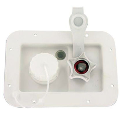 Picture of Valterra  White Gravity Hatch Fresh Water Inlet A01-2001 10-0156                                                             