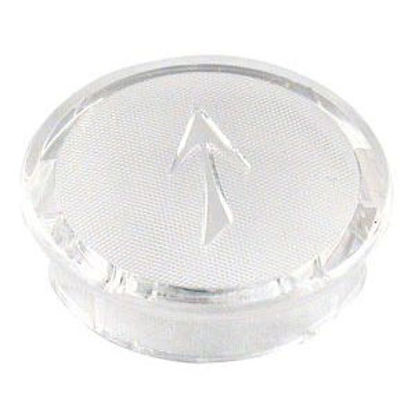 Picture of Phoenix Faucets  Clear Acrylic Faucet Handle Cold Arrow Index Button 40-16A 10-0158                                          