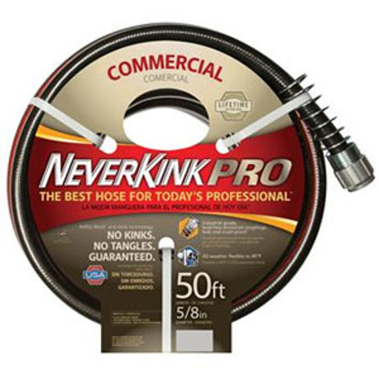 Picture of Apex NeverKink (R) Pro 5/8"x50' Fresh Water Hose w/Crush Proof Aluminum Coupling 8844-50 10-0174                             