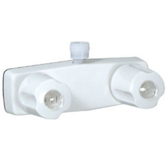 Picture of Phoenix Faucets  4" White Plastic Shower Valve w/Knob Handles PF213244 10-0195                                               