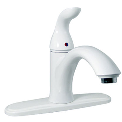 Picture of Phoenix Faucets  White w/Single Lever 8" Kitchen Faucet w/Hi-Arc Spout PF231221 10-0200                                      