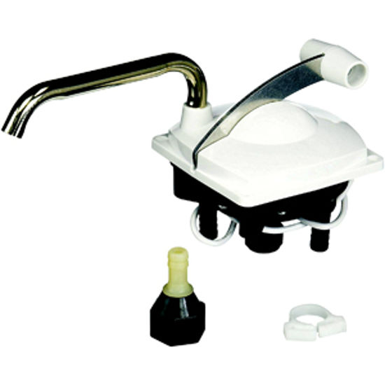 Picture of Leisure Components  Colonial White Low Hand Pump 131-4 10-0215                                                               