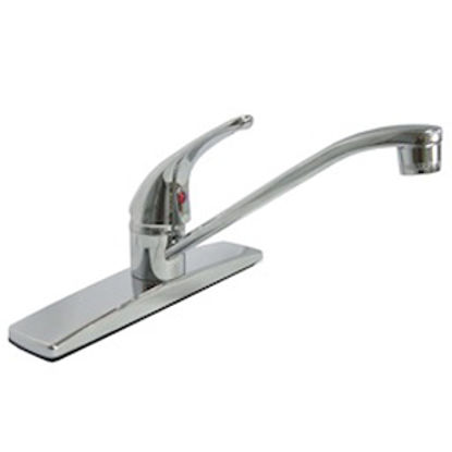 Picture of Dura Faucet  Chrome w/Single Lever 8" Kitchen Faucet DF-NMK600-CP 10-0344                                                    