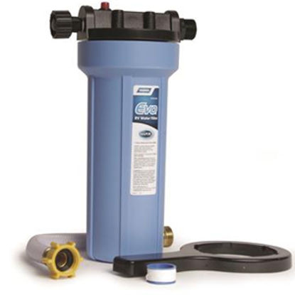 Picture of Camco TastePURE (TM) In-Line Canister EVO KDFR & GAC Fresh Water Filter 40631 10-0372                                        
