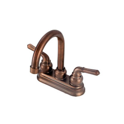 Picture of American Brass  Bronze w/Teapot Handles 4" Kitchen Faucet w/Hi-Arc Spout OB16ORB 10-0384                                     