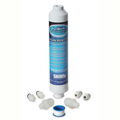 Picture of SHURflo Waterguard (TM) In-Line KDF-55 & Carbon Fresh Water Filter 94-009-50 10-0485                                         