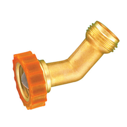 Picture of Valterra  Brass 45 Degree Hose Saver A01-0019VP 10-0567                                                                      