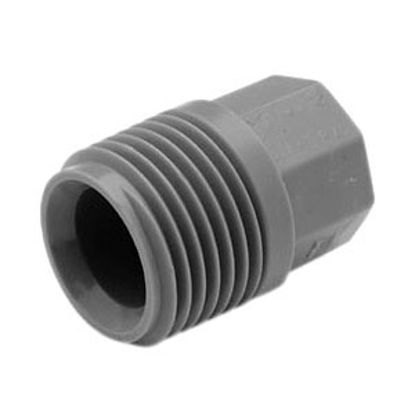 Picture of Lasalle Bristol QEST Gray Plastic 3/4" FPT Test Plug Pipe Fitting 79SCTP4 10-0617                                            