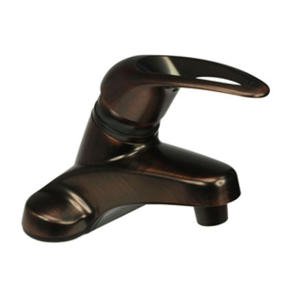 Picture of Dura Faucet  Bronze w/Single Lever 4" Lavatory Faucet DF-PL100-ORB 10-0646                                                   