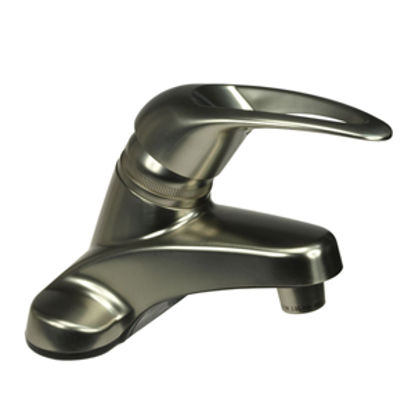 Picture of Dura Faucet  Nickel w/Single Lever 4" Lavatory Faucet DF-PL100-SN 10-0647                                                    