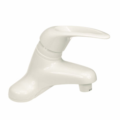 Picture of Dura Faucet  White w/Single Lever 4" Lavatory Faucet DF-PL100-WT 10-0648                                                     