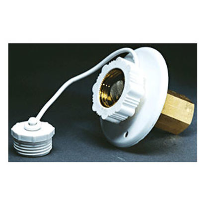 Picture of Aqua Pro  Polar White Surface Mount Flange Fresh Water Inlet 27881 10-0677                                                   