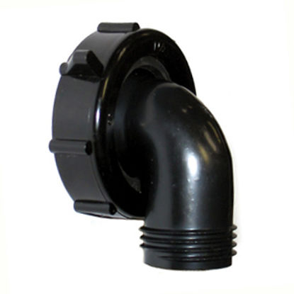 Picture of Valterra  90 Deg x 1-1/2" Swivel Waste Water Drain Adapter T01-0091VP 10-0703                                                