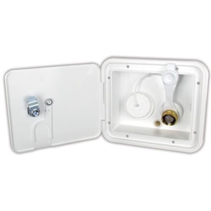 Picture of JR Products  Polar White Gravity Hatch Fresh Water Inlet K7112-6-A 10-0732                                                   