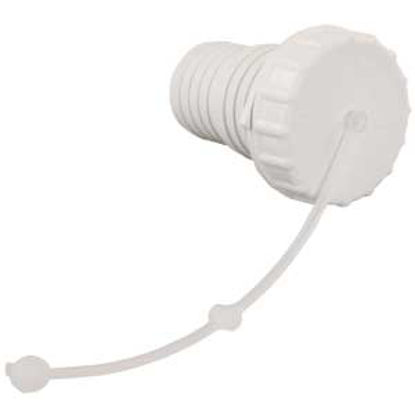 Picture of JR Products  Polar White Bayonet Style Fresh Water Inlet Cap 222/224PW-A 10-0757                                             