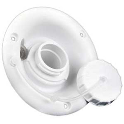 Picture of JR Products  Polar White Recessed Mount Fresh Water Inlet 321-A-23-A 10-0768                                                 