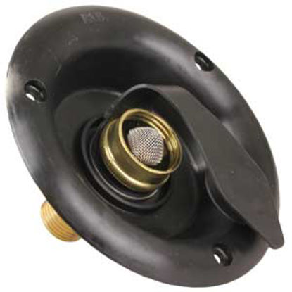Picture of JR Products  Black Recessed Mount Fresh Water Inlet w/Check Valve 321-B-36-A 10-0797                                         