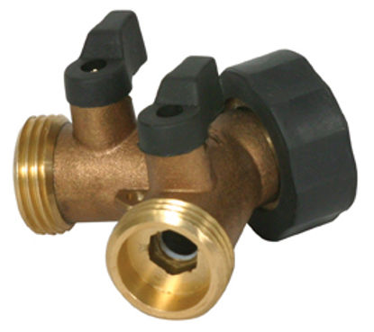 Picture of Camco  Brass Y Hose Shut-Off Valve 20123 10-0800                                                                             