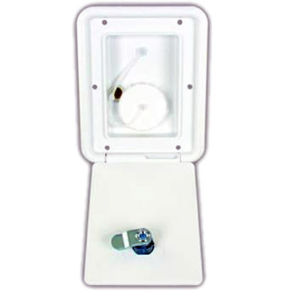 Picture of JR Products  Polar White Gravity Hatch Fresh Water Inlet A6112-A 10-0808                                                     