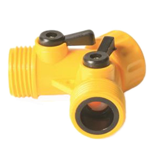 Picture of Camco  Plastic Y Hose Shut-Off Valve 20073 10-0809                                                                           