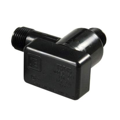 Picture of JR Products  Black Plastic Fresh Water Vacuum Breaker 571-VAC-CHK-A 10-0817                                                  