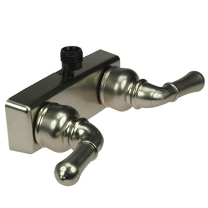 Picture of Dura Faucet Classical Series 4" Nickel Plated Plastic Shower Valve w/Classical Handles DF-SA100C-SN 10-0828                  