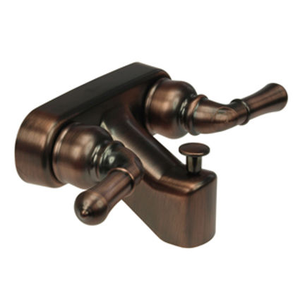 Picture of Dura Faucet Classical Series Bronze w/Levers 4" Lavatory Faucet DF-SA110C-ORB 10-0834                                        