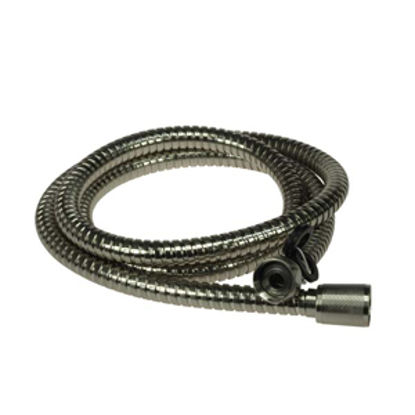 Picture of Dura Faucet  60"L Nickel Stainless Steel Shower Head Hose DF-SA200-SN 10-0847                                                