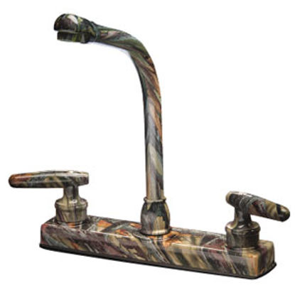 Picture of Empire Brass  Green Camouflage w/Levers Hi Rise 8" Kitchen Faucet CAMO-GRN-800 10-0920                                       
