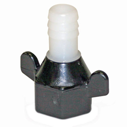 Picture of SHURflo  Nylon 1/2"-14 FNPT x 1/2" Barb Fresh Water Hose Straight End Fitting 244-2926 10-0926                               