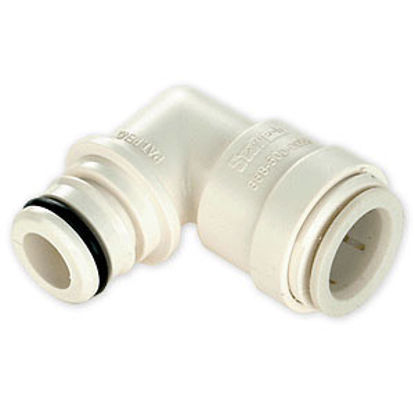 Picture of Sea Tech 35 Series 1/2" Fem CTS QC Copper Tube Off-White Polysulfone Fresh Water 90 Degree Elbo 013576-10 10-0981            