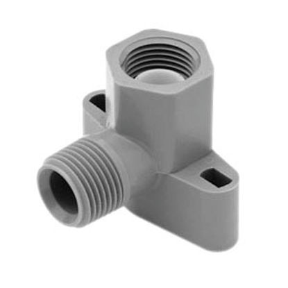 Picture of Lasalle Bristol QEST 3/4" Male Thread x 1/2" Female Thread Gray Fresh Water Drop Ear Elbow 64QDE43TF 10-1054                 