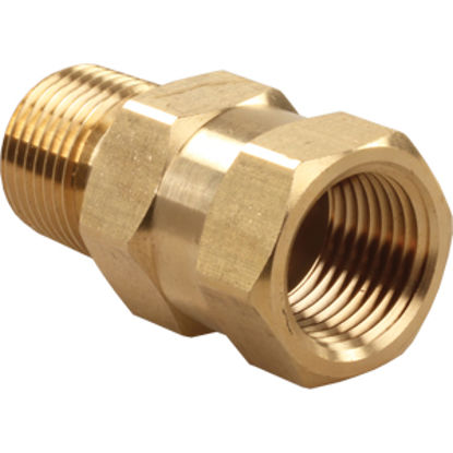 Picture of JR Products  1/2" MPTx1/2" FPT Brass Bi-Directional Fresh Water Check Valve 62195 10-1101                                    