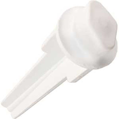 Picture of JR Products  1-7/16" White Rubber Sink Drain Stopper 95335 10-1110                                                           