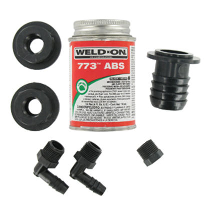 Picture of Valterra  1-1/4" Barbed Straight Water Tank Fill Kit RK908 10-1186                                                           