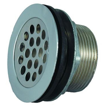 Picture of JR Products  Chrome Plated Die Cast Steel Shower Drain Strainer 9495-209-022 10-1194                                         