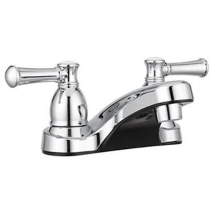 Picture of Dura Faucet  Chrome w/2 Lever Low Arc 4" Lavatory Faucet DF-PL700L-CP 10-1197                                                
