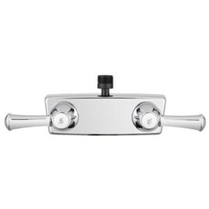 Picture of Dura Faucet  4" Chrome Plated Plastic Shower Valve w/ Lever Handle DF-SA100L-CP 10-1204                                      
