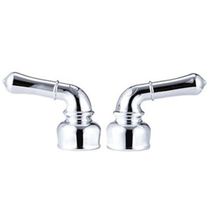 Picture of Dura Faucet  2-Pack Chrome Plastic Teapot Style Lever Faucet Handle DF-RKC-CP 10-1252                                        