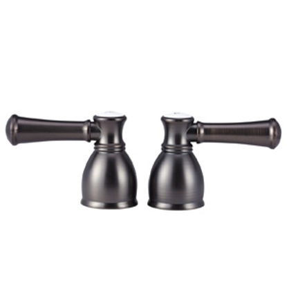 Picture of Dura Faucet  2-Pack Venetian Bronze Plastic Bell Style Lever Faucet Handle DF-RKL-VB 10-1254                                 