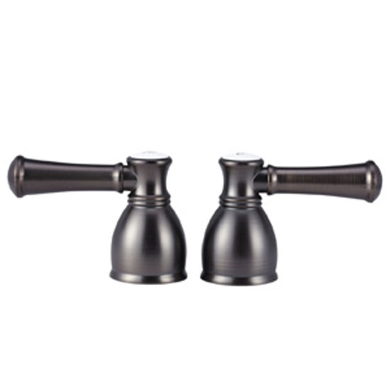 Picture of Dura Faucet  2-Pack Venetian Bronze Plastic Bell Style Lever Faucet Handle DF-RKL-VB 10-1254                                 
