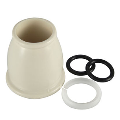 Picture of Dura Faucet  Bisque Bell Style Faucet Spout Nut For Dura DF-PK210 Hi-Rise or DF-PK330 J-S DF-RK500-BQ 10-1255                