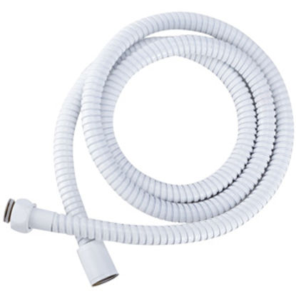 Picture of Dura Faucet  60"L White Stainless Steel Shower Head Hose DF-SA200-WT 10-1270                                                 
