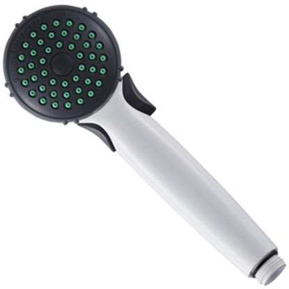 Picture of Dura Faucet  White Handheld Shower Head w/Single Spray Setting DF-SA400-WT 10-1283                                           